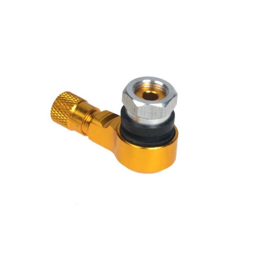 Zinc Zinc Alloy 90 Degree Angle CNC Valve Adaptor Motorcycle Gas Nozzle Extension Valve Stem Tyre Valve