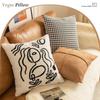 Nordic Retro Houndstooth Sofa Cushion Pillow for Living Room or Bedroom
