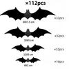Alloween Decoration PVC Wall Stickers 3D Stereo Stickers 81/96/124/88/140/112/180pc