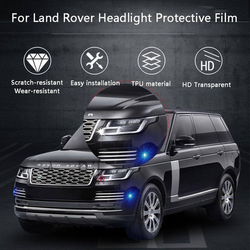 HD Car Headlight Protective Film For Land Rover Discovery 5 L462 2017-Present TPU Tint Sticker Auto Anti-scratch Decoration Film
