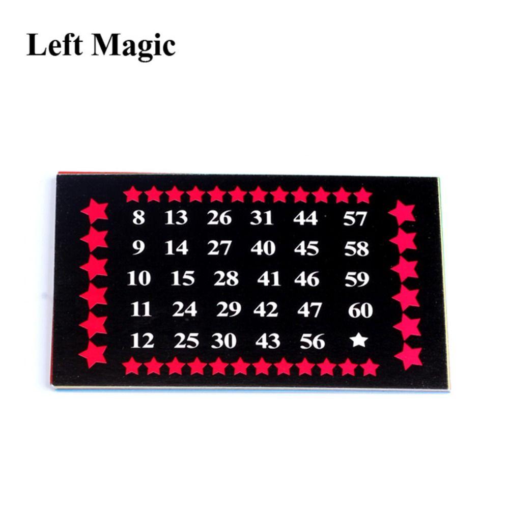 Magic Toys Calculation Telepathy Card Perspective Cards Surprise Toys Toy For Kids