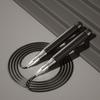 Professional Adjustable Speed Jump Rope With Aluminum Handles PU 2.5mm Fitness Training Competition