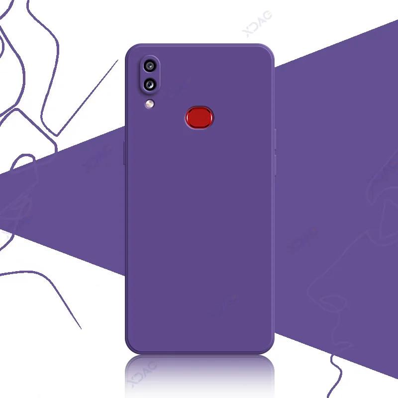 Квадратный жидкий силиконовый чехол для Samsung Galaxy A10S M10S SamsungA10S SamsungM10S Полная мягкая защита телефона Защитные сумки