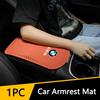 LXXM7 Car Armrest Box Mats For BMW 1 3 5 7 Series X1 X3 X4 X5 F10 F15 F16 F20 F30 F18 F25 M3 M4 E34 E82 Center Console Cover Protector