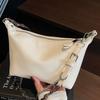 2025 New Simple and Versatile Shoulder Messenger Bag PU Texture Pillow Bag Niche Design Versatile Commuter Armpit Bag