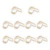 Wudu Nail Rings Non Tarnish 10PCS Adjustable No Glue No Women Gift Ring Set For