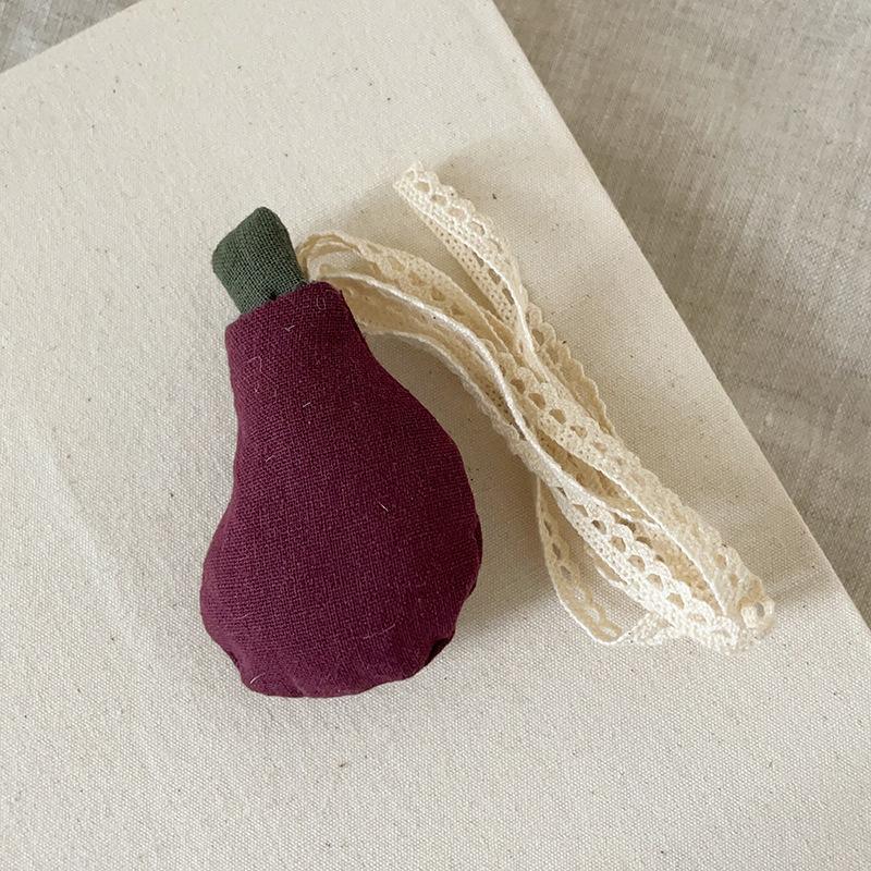 Скандинавский мультфильм ткань трехмерное фрукт и овощ шея ожерелье женская милая симпатичная цепочка на шею свитер цепи аксессуары