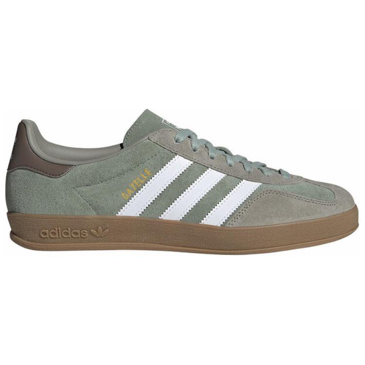 Новые Adidas Gazelle Indoor 'Silver Green' JI3526