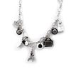 [I2174] - Designer Necklace 'Paris' Black Gray