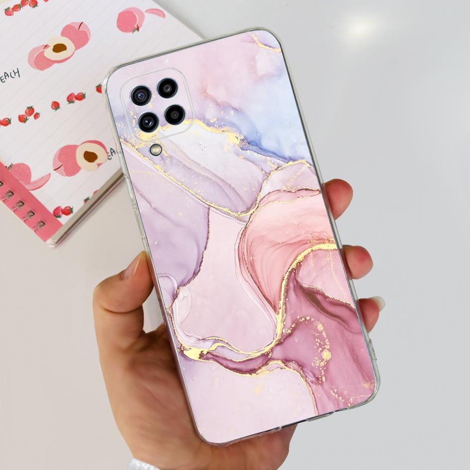 Чехол для Samsung M32 Чехол Galaxy M32 SM-M325F Милый Модный Цветок Мультяшный Мягкие Чехлы Для Samsung M22 F22 M52 5G SM-M526B Бампер