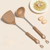 Silicone Kitchenware Utensils Non-stick PP Handle Spatula Cookware  Ladle Egg Beaters Shovel Soup Spoon Kitchenware Set