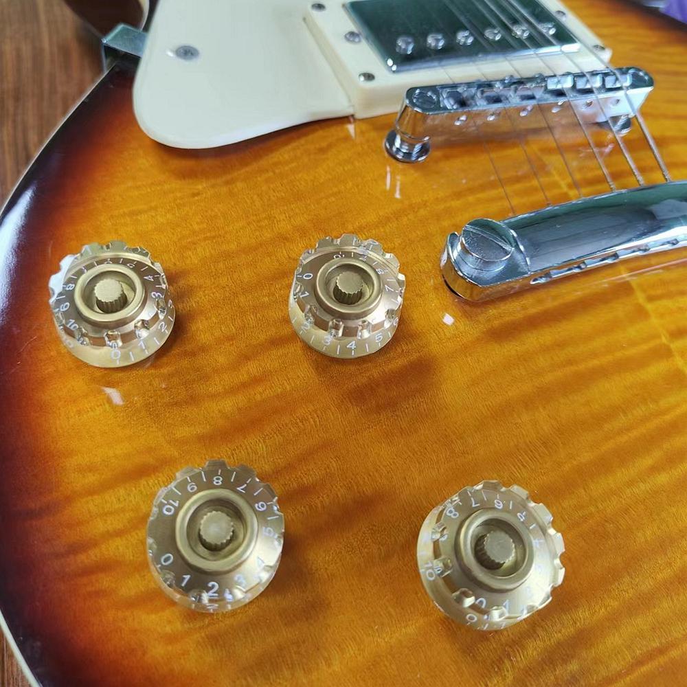 1pcs Guitar Control Knobs 6mm (0.24") Shaft Pots Rotary Volume Tone Buttons for Electric Guitar or Precision Bass