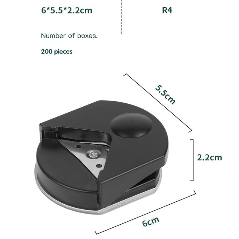 Мини-угловой дырокол, 3-сторонний угловой резак, сделай сам, обрезка круглых кромкообрезных станков