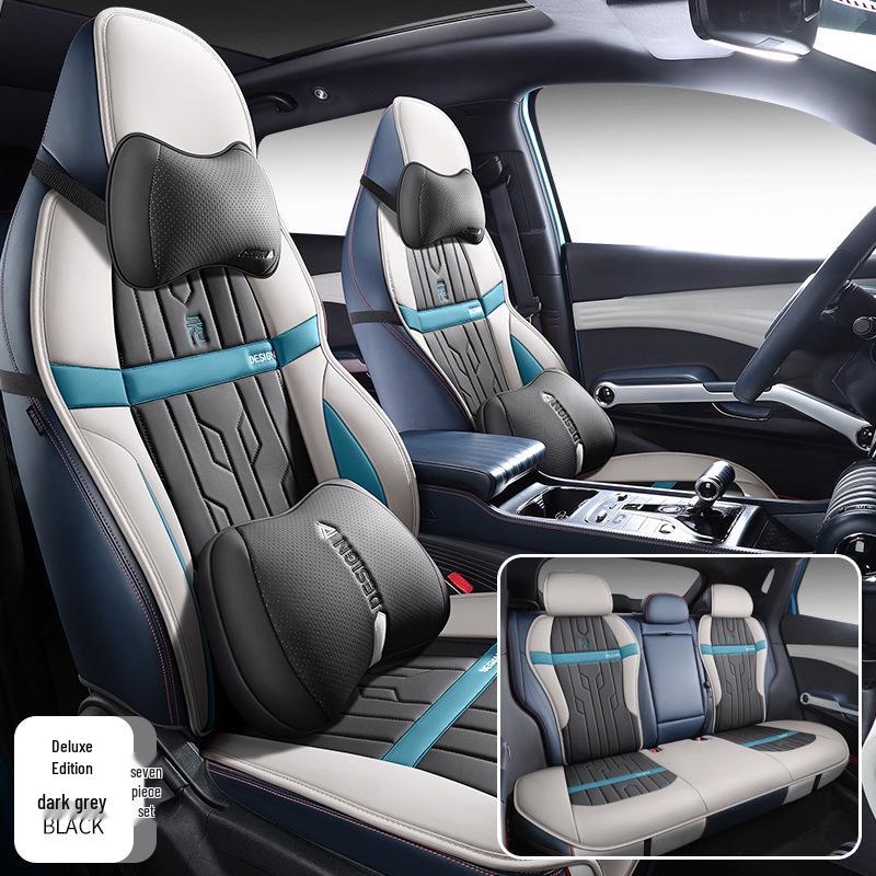 BYD PLUS All-Season Seat Cushion Set with Lumbar Support, Custom Fit for Specific Car Models