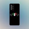 Чехол для телефона с флагом Италии для Samsung S25, S24, S21, S22, S23, S30, Ultra, S20, Plus, Fe, Lite, Note, 10, 9, 5G Черный