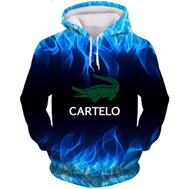CARTELO Красочные осенние мужские толстовки с 3D принтом, женские куртки, весенние и осенние мужские толстовки с капюшоном, одежда в стиле хип-хоп
