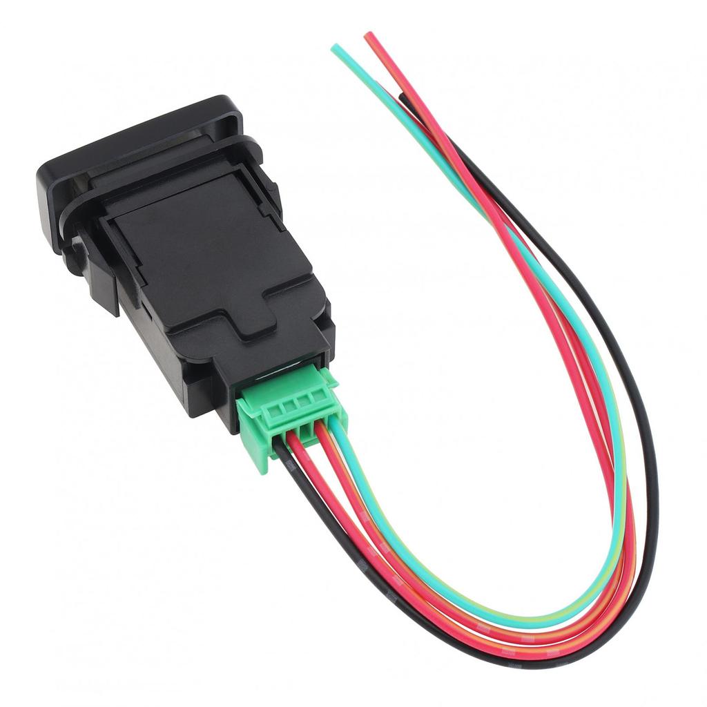 Кнопочный переключатель включения/выключения 12 В подходит для Toyota Hilux/Prado 120 с белой подсветкой