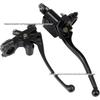 Left Brake Lever & Right Master Cylinder for Yamaha XJ650, SRX600, XS400
