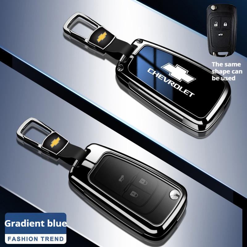 BODCA1 Zinc Alloy Car Key Case Cover Fit For Chevrolet Trailblazer Blazer Chevy Malibu Camaro Cruze Traverse Sonic Volt Car Accessories