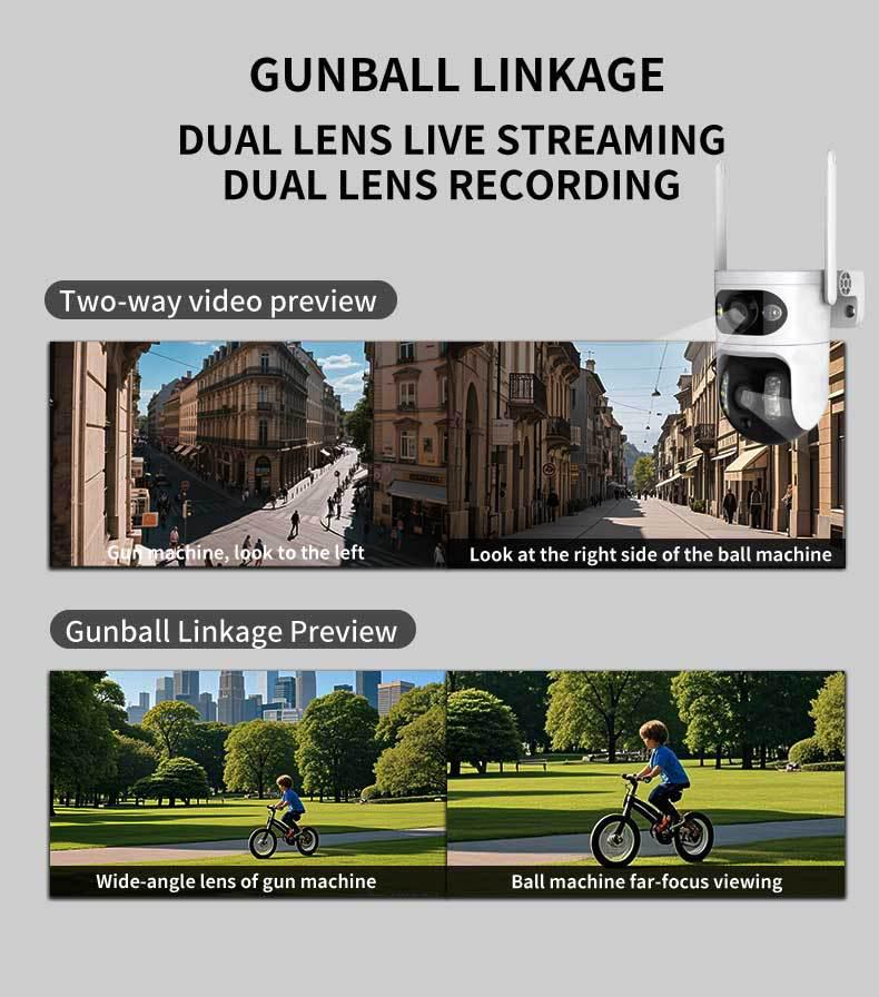 360° Панорамная HD Беспроводная WiFi Камера Домашней Безопасности с Кронштейном