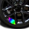 6 шт. отличное колесо, изысканная модифицированная наклейка на обод, Стайлинг, авто, мото, ступица колеса, светоотражающие наклейки