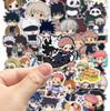 50 шт. аниме-стикеров Jujutsu Kaisen, основанных на японской манге, можно использовать для украшения компьютеров, а также в качестве подарков или праздничных презентов.