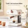 Espresso Machines for Home 20 Bar Stainless Steel Espresso Maker with Milk Frother Steam Wand 0.8L