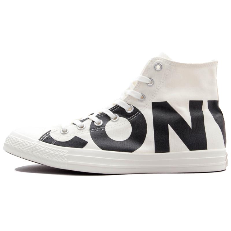 Converse Chuck Taylor All Star Hi Top Логотип Холст Унисекс 'Белый Черный'