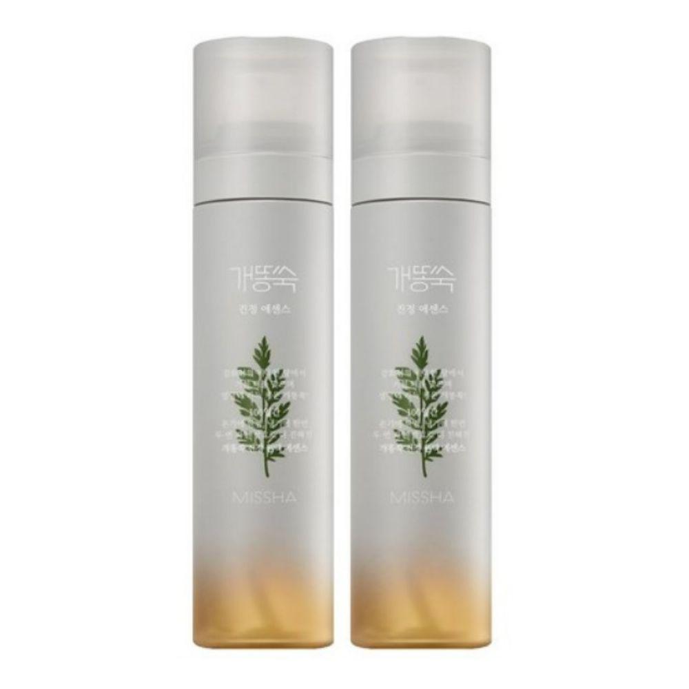 MISSHA Artemisia Calming Essence Mist Soothing Hydrating Facial Spray 120ml 2 Pack