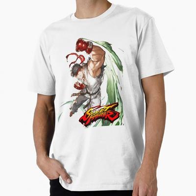 Street Fighter Retro Combat Gift T Shirt 0518 Arcade Game Graphic Tee 100% Cotton Y2K Clothes A