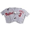 Philadelphia Phillies MLB Fan Jersey Mens Baseball Sportswear Embroidered Cotton Blend Tee Fall Winter