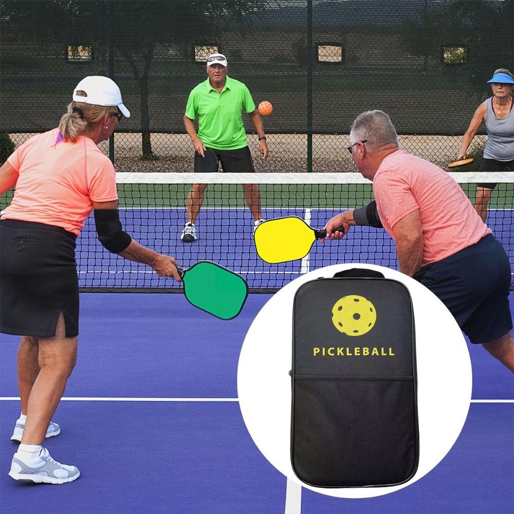 Oxford Cloth Pickleball Paddle Protector Waterproof Racket Storage Case  For Travel and Training