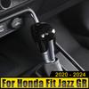 Крышка головки ручки переключения передач автомобиля ABS, наклейка на автоматическую коробку передач, чехол для Honda Fit Jazz GR 2020 2021 2022 2023 2024