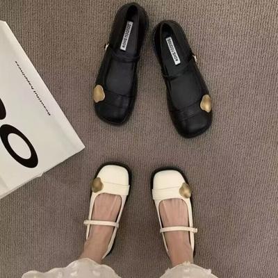 Дизайнерский смысл, нишевая французская обувь Мэри Джейн, женская обувь, лето и осень, британские универсальные черные кожаные туфли с юбкой, одинарные туфли