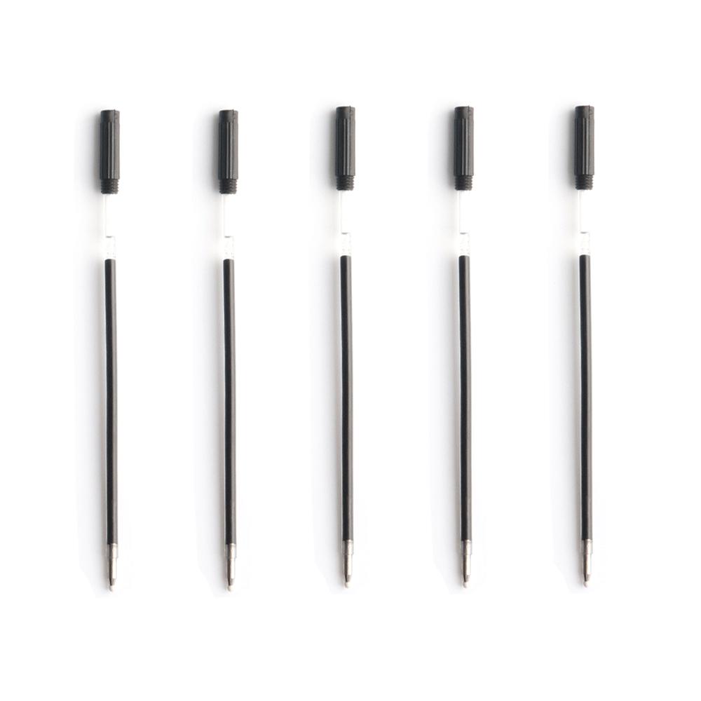 Металлическая гелевая ручка, материал из нержавеющей стали, вращающиеся гелевые ручки, цвет чернил, черный, синий, точка для письма 0,5 мм для школьных офисных канцелярских принадлежностей