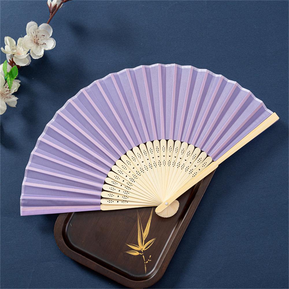 21cm Folding Hand Fan DIY Chinese Blank Paper Bamboo Fan Wooden Antiquity Fan DIY Calligraphy Painting Home Party Decor Gifts
