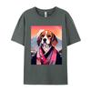 Beagle Dog Mount Fuji Tshirt Japanese Style Men T Shirt Funny Top Tshirts for Men Streetwear Mens Cotton Clothes