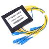 PLC Fiber Splitter Single Mode Low Insertion Loss 1X4 SCUPC Interface for Home Wiring