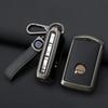 AABBJ1 1Pc Premium Zinc Alloy+Leather Key Fob Case for Volvo XC40 XC60 XC90 S60 S90 V50 V70 V90 V60 V40 S80 EX30 Anti-Dust Auto Parts