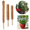 Plant Support Pole Stackable Durable Wooden Coir Moss Totem Pole for Indoor Plant