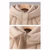 Winter Women Hooded Jackets Thicken Warm Padded Coats Casual Long Parkas Clothes Loose Outerwear
