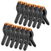 12pcs Black Nylon Spring Clamps 3.5 Inch Woodworking Clamps Versatile Spring Clamps  Woodworking