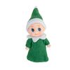 1 шт. Рождественская мини-кукла эльфа, остроконечная шляпа, обернутые ножки, эльф, атмосфера для окна, декоративные мелкие предметы, праздничные подарки