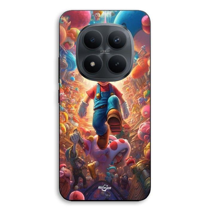 Coque de téléphone - MANIACASE - Xiaomi Redmi Note 15 Pro 5G - Silicone TPU - Super Mario Bros (film) - Noir