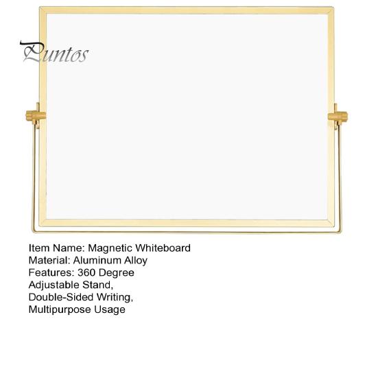 Магнитная белая доска с регулируемой подставкой, двухсторонняя портативная белая доска с гладкой поверхностью, удобная для письма белая доска