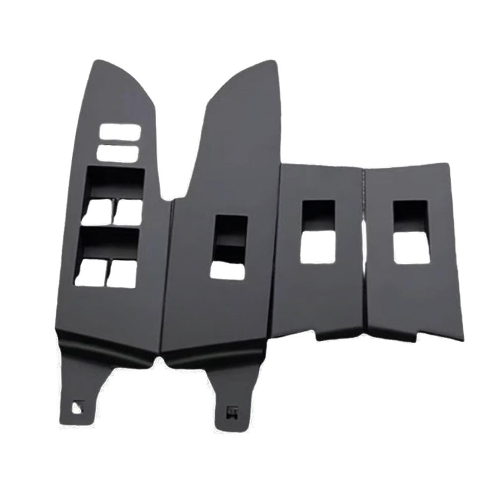 Черные накладки на переключатели стеклоподъемников для Toyota Corolla 2014-2018