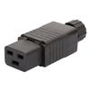IEC PDU ИБП 16А 250В переменного тока 320 C 19 Штекер, Разъем IEC Разъем IEC 320 C19 C19 Штекер Вилка Мама Перезаполняемая Розетка Прочный
