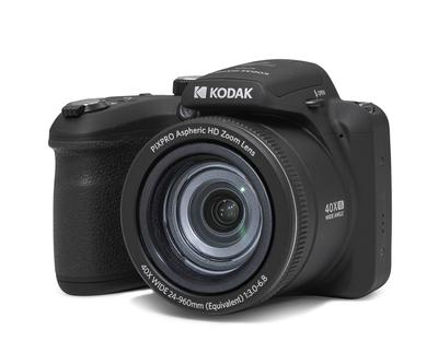 Компактная цифровая камера PIXPRO KODAK, 40-кратный оптический зум, 20,68 мегапикселей, широкоугольный объектив 24 мм, черный, AZ405BK-AMZ