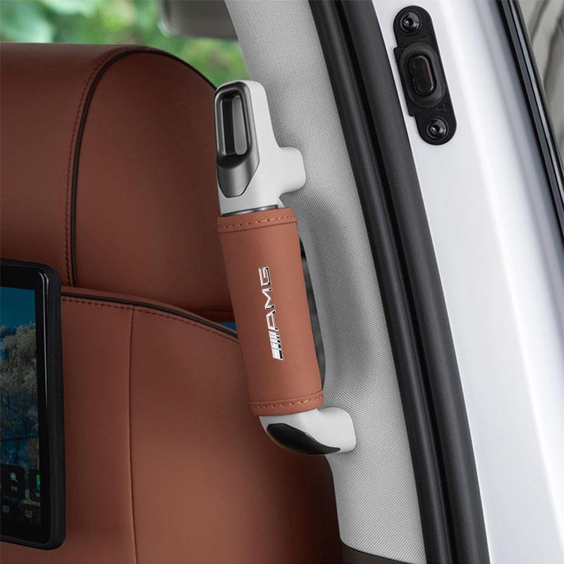 Автомобильная кожаная ручка на крышу Защитный коврик от царапин Аксессуары для Mercedes-Benz AMG W204 W203 W212 W211 W124 W210 GLC GLE E CLA GLA W205 W211