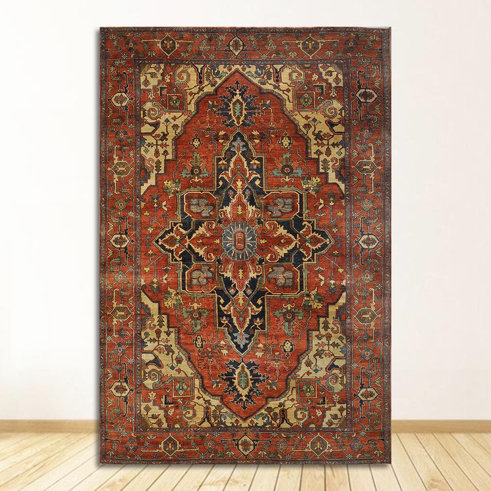 Posters and Prints Antique Persian Carpets Retro Wall Art Canvas Painting Pictures Home Decor Oriental Rugs Pattern Vintage